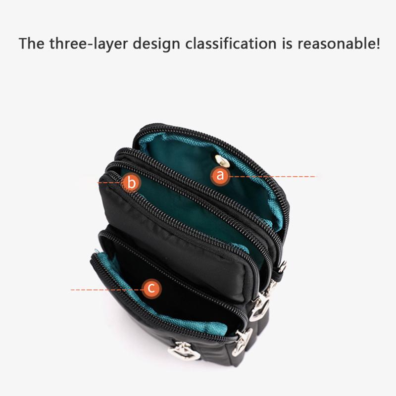 Mini Canvas Umhängetaschen für Frauen Männer Kleine Handtaschen Schulter Messenger Bag Koreanische Mädchen Junge Studenten Reißverschluss Handytasche Geldbörsen