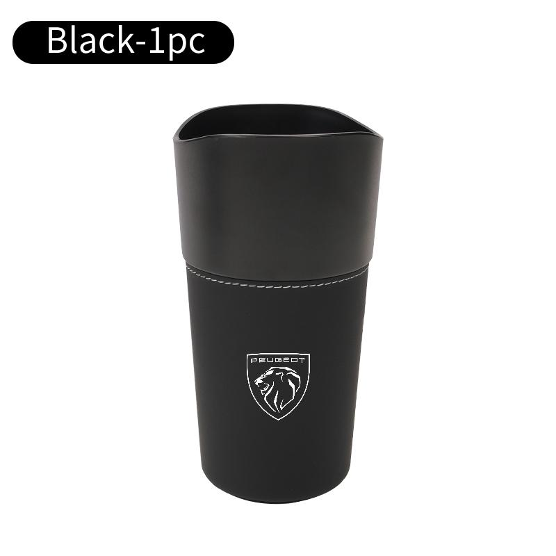 

2026 Hot Car Sticker Car Door Storage Box Suede Dustbin Garbage Case Trash Bin For Peugeot 307 308 206 207 208 407 508 5008 106