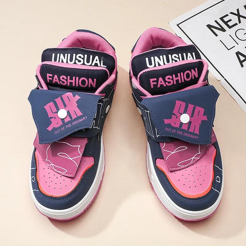 2026 New Youth Fashion Versatile Niche Trend Fashion Low Top Comfortable Casual Sports Bread Board Shoes for Men