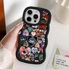 Personality Love Painted Soft Phone Cover Case for iPhone 8 XR 13 16 Pro Max 14 12 17 Air 11 15 Plus