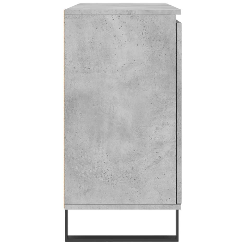 Vidaxl Szafka, Szarość Betonu, 104X35X70 Cm, Materiał Drewnopochodny