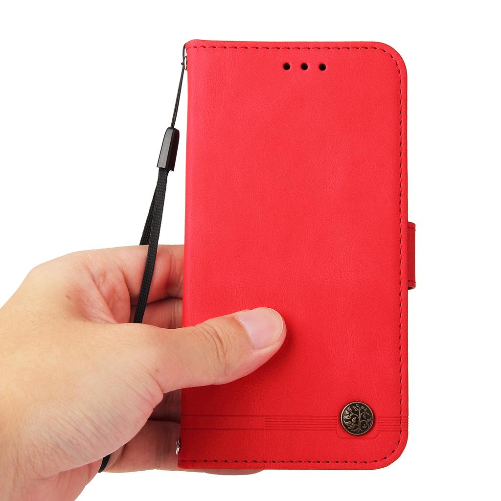 For Vivo Y29 5G/Y19s 4G Leather Wallet Cases Skin Touch Phone Cover Stand with Strap