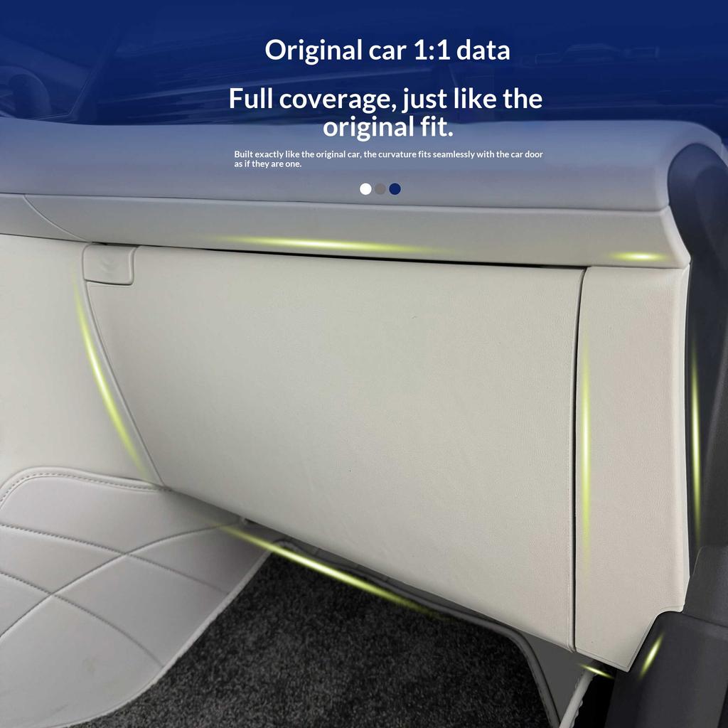 For Geely Galaxy E5/EX5 Car Door Anti Kick Leather Anti Scratch Dirt Resistant Copilot Glove Box Threshold Interior Modification