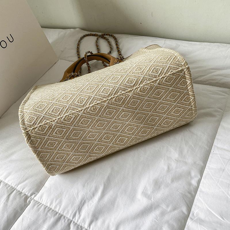 European and American Simple Women's Bag Ethnic Trend Chain Bucket Bag Shoulder Messenger Handbag