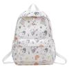 New Small Fresh Schoolbag Cute Girl Junior High School Students Lightweight Weight Backpack Travel Large Capacity Backpack