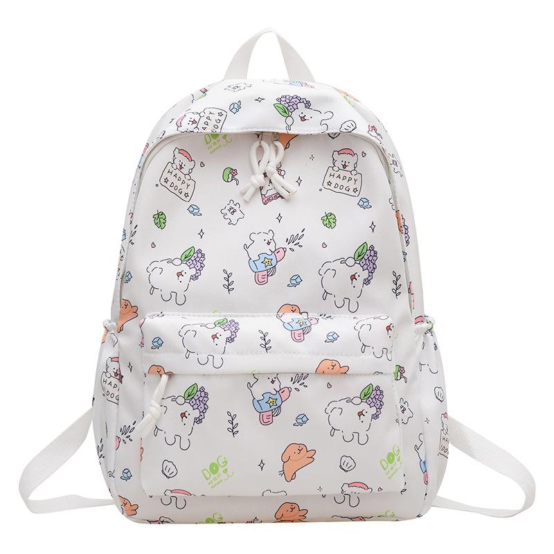 New small fresh schoolbag cute girl junior high school students lightweight weight backpack travel large capacity backpack