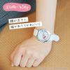 Sun Flame J-Axis Sanrio Rubber Big Face Watch, Hello Kitty, Women's, White, CR3C0008-KTW