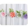 Contemporary Artificial Flower Curtain Fastening Clips Set of 2 Decorative Window Drapery Holders Tieback Straps Buckles