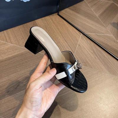 Indoor Hausschuhe Flache Sandalen Outdoor Strandschuhe Neu Europa Und Die Vereinigten Staaten Mode Ein Fußhocker Zapatos De Mujer
