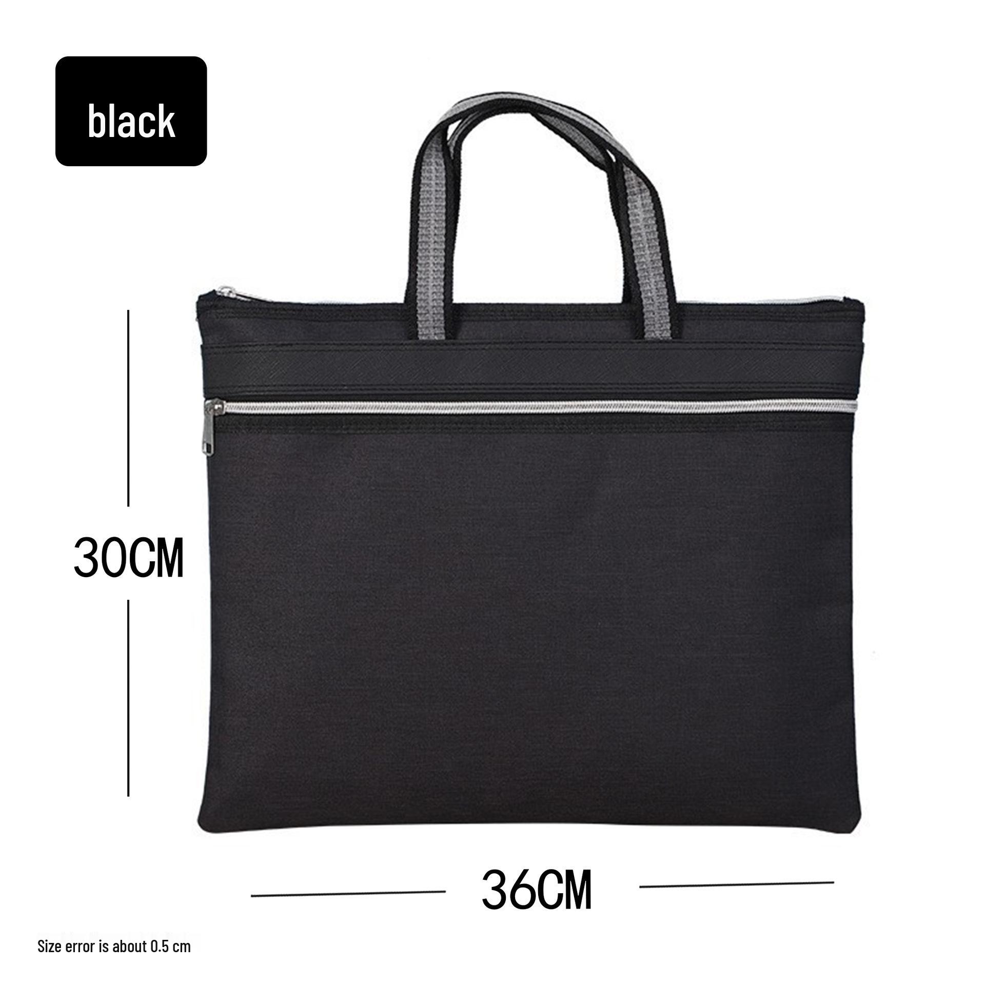 Oxford Cloth Multi-Functional Document & Storage Handheld Briefcase 36x30 cm чёрный