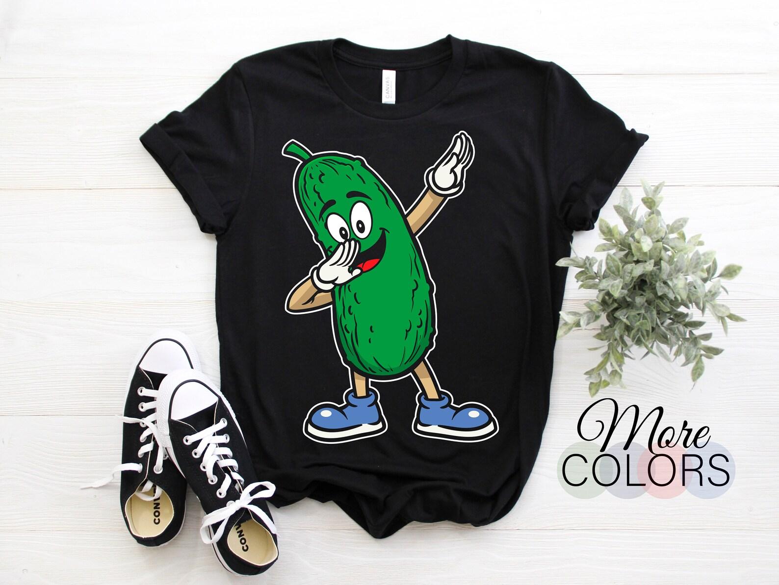 Dabbing Pickle Funny Pickles Lover T-Shirt, Love Cucumber Gift, Girls Boys Kid s Adult Birthday Present, Halloween Party Christmas Costume 120