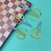 Gold Stainless Steel Dragon and Phoenix Ribbon Cutting Scissors with Zinc Alloy Handle - Tailor Wedding Gift
