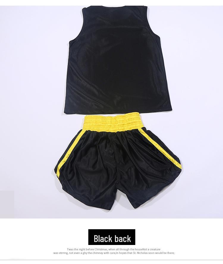 Sanda Muay Thai Set: Dragon-Embroidered Short-Sleeve & Shorts for Men, Women, and Kids - Martial Arts Performance Costume