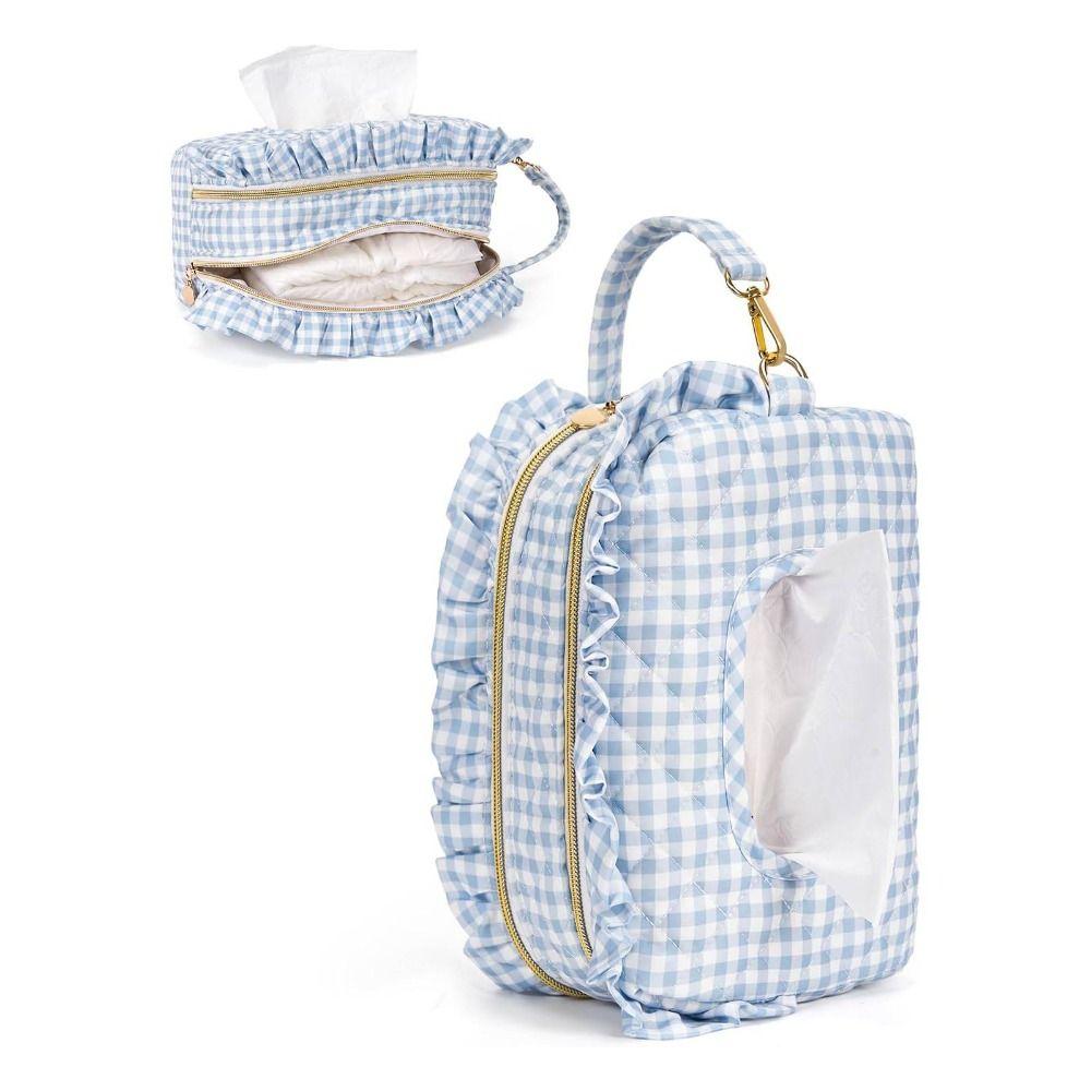 Tissue Dispensing Opening Wipes Storage Bag Carry Handle Tissue Storage Bag Nursery Organization