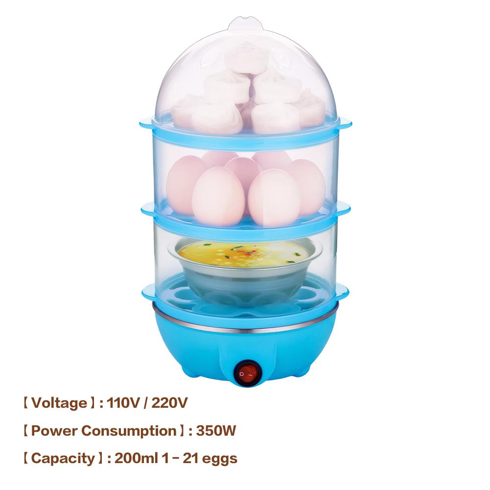 110V/220V Multifunctional Egg Cooker Rapid Heating Automatic Corn Steamer Portable Milk Steamer for Cooking Breakfast Machine