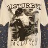 Disturbed Evolution Vintage Style Concert Tee, Sketch Graphic Unisex Shirt Cotton Oversize Large Size