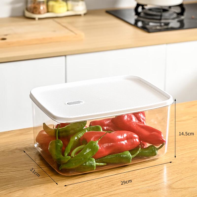 Large Drainable Refrigerator Food Storage Container