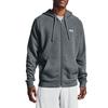 Under Armour Casual Sport Logo Hooded Long Sleeve Jacket Men Tops Gray 1357106-012