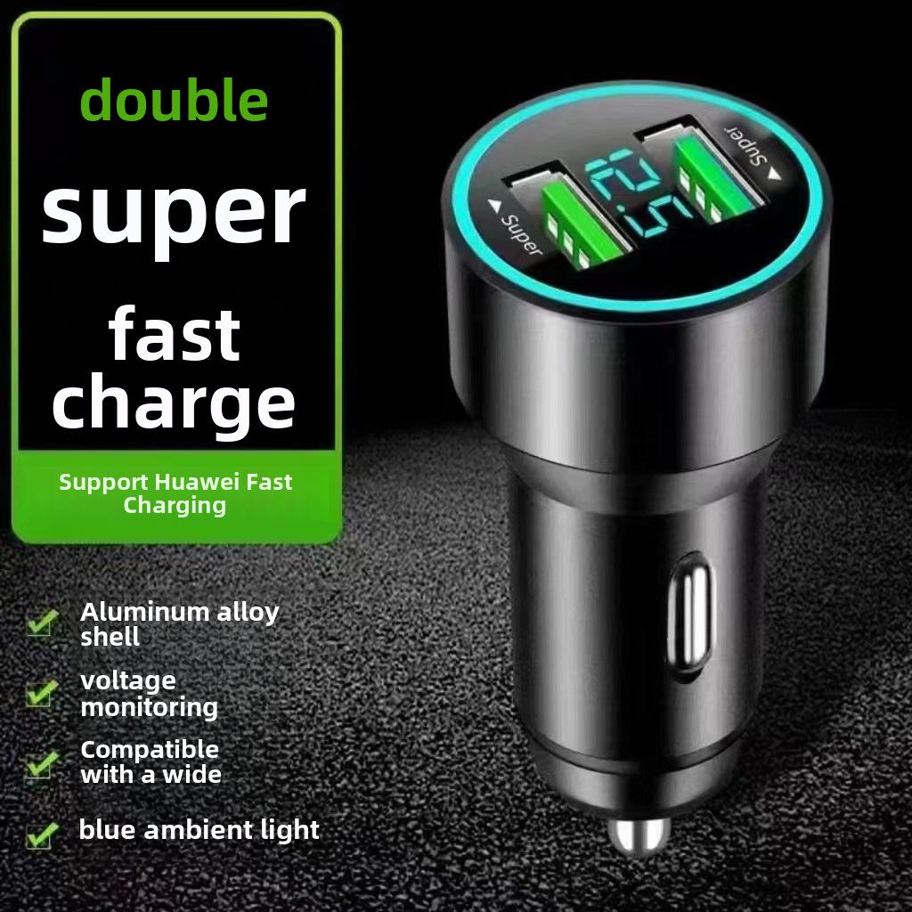 Afișaj digital Încărcător auto multifuncțional de 66 W cu încărcare rapidă PD+QC3.0