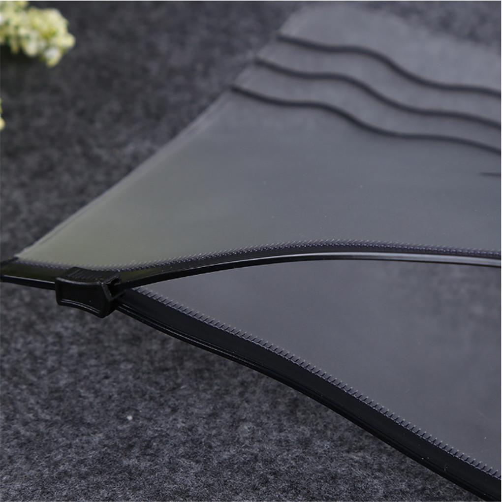 Pack of 10 Zipper Storage Bags Plastic Portable Dust-proof Pocket Pens Stationery Packaging Organizer for School Outdoor