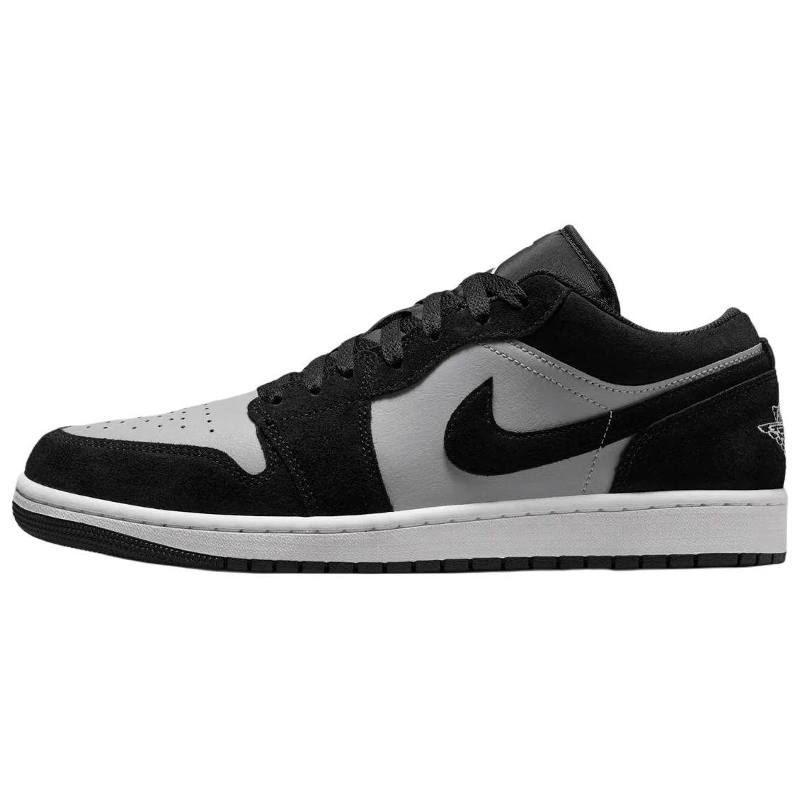 Jordan Air Jordan 1 Vintage Basketball Shoes Unisex Low Top Black Gray 43