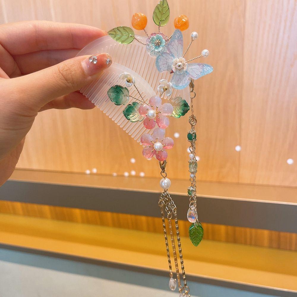 Hair Sticks Pearl Ancient Style Hairpin Children Hairpin Hanfu Hair Comb Chinese Style Headwear