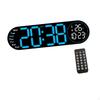 Digital Wall Clock Home Decor with Remote Control for Classroom Bedroom