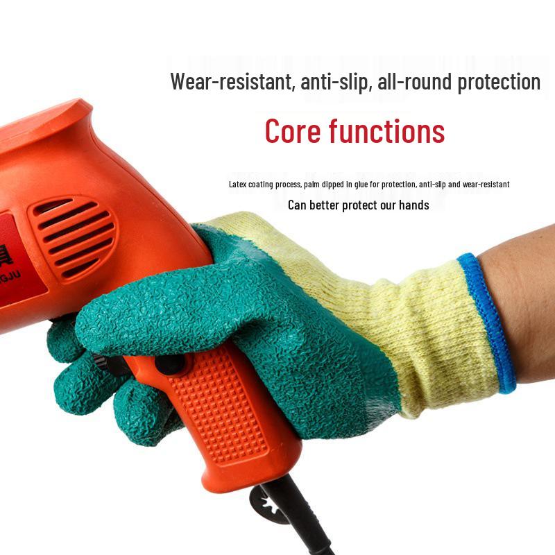Xingyu L208 Anti-Slip Puncture-Resistant Latex Work Gloves