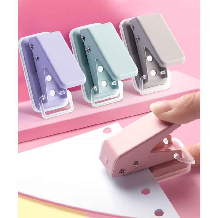 2 Pcs Handheld Hole Punch Single Hole Punch Paper Punch Small Punching Pliers 6mm Portable Hole Puncher for Cards Craft