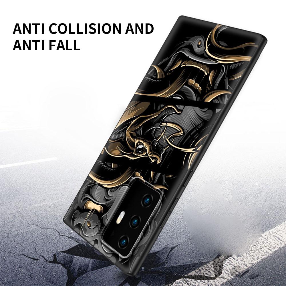 Samurai Black Soft Phone Case for Samsung Galaxy S21 S20 FE Note 20 Ultra S10 Lite S9 Plus S8 S10e TPU Cover Shell