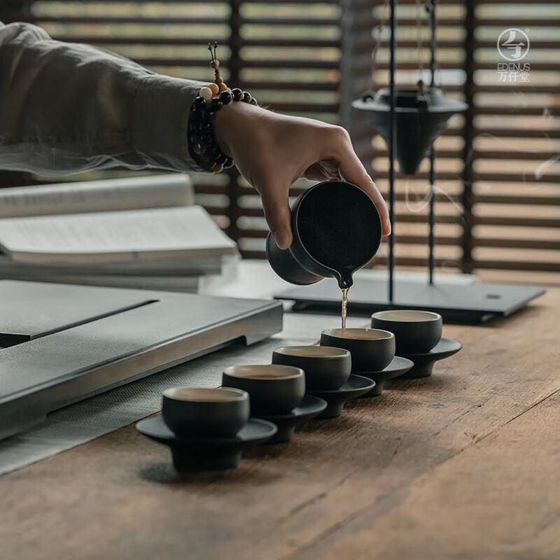 Wan Qiantang Ceramic Kung Fu Tea Set