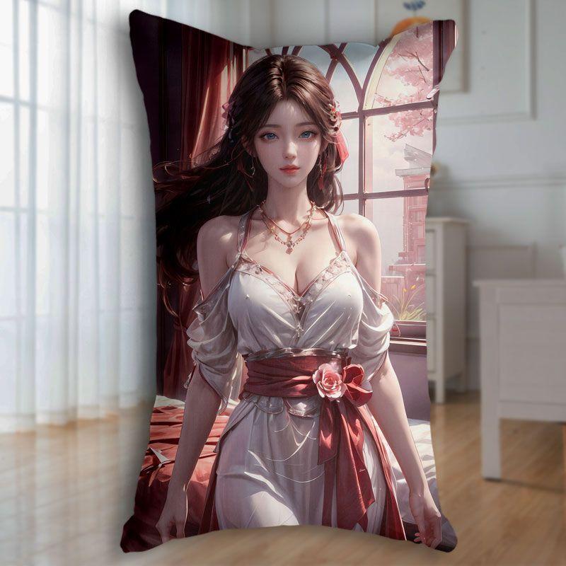 Anime Student Dormitory Room Bedroom Sleeping Pillow Sofa Decorative Cushion