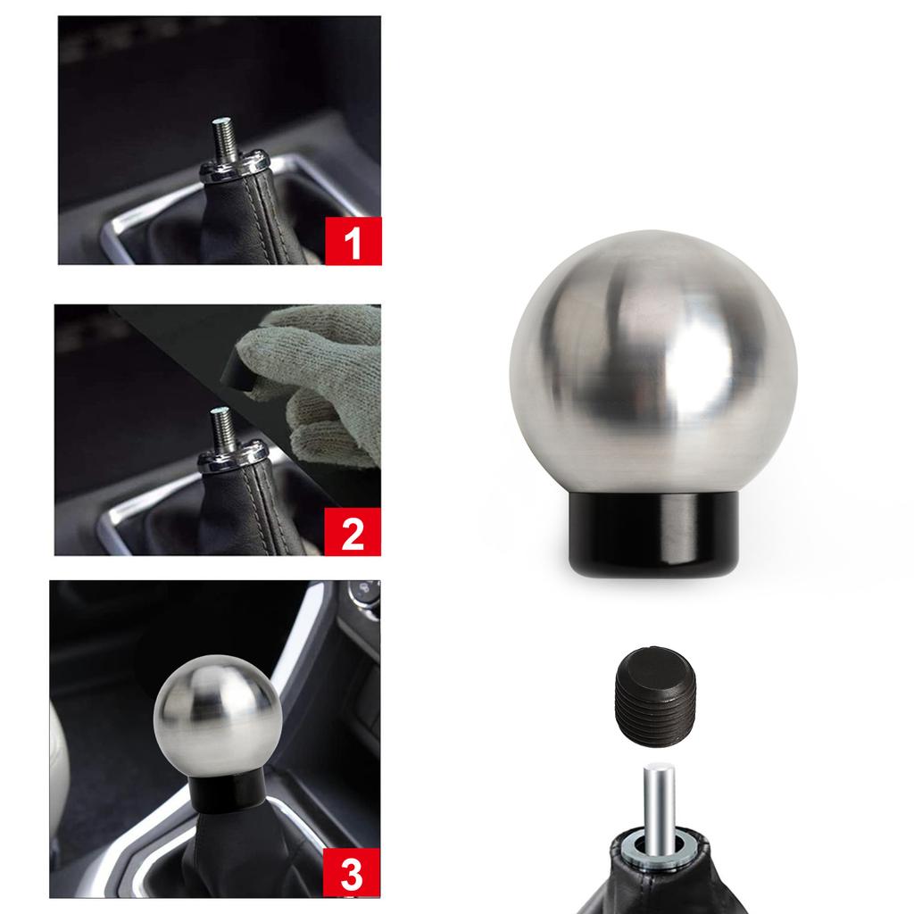 New 6 Speed Stainless Steel Car Gear Shift Knob M12 Aluminum Manual Transmission For Toyota 86 Subaru BRZ Scion FR-S Shift Lever