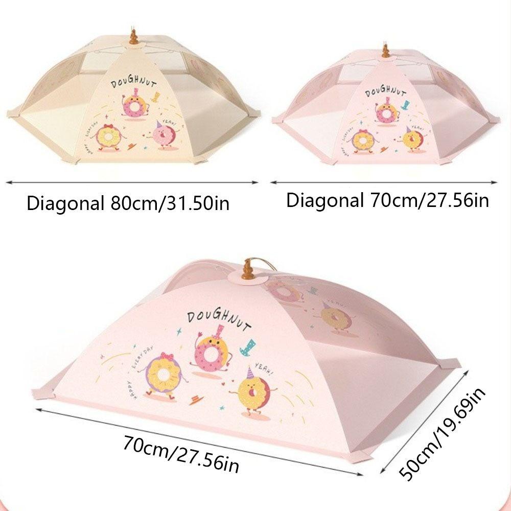 Foldable Leftovers Food Cover Anti-mosquito Meal Vegetable Umbrella  Kitchen Gadgets