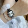 Fashion Women'S Watch Square Diamond Dial Temperament Stainless Steel Strap Personalized Watch Women'S Watch