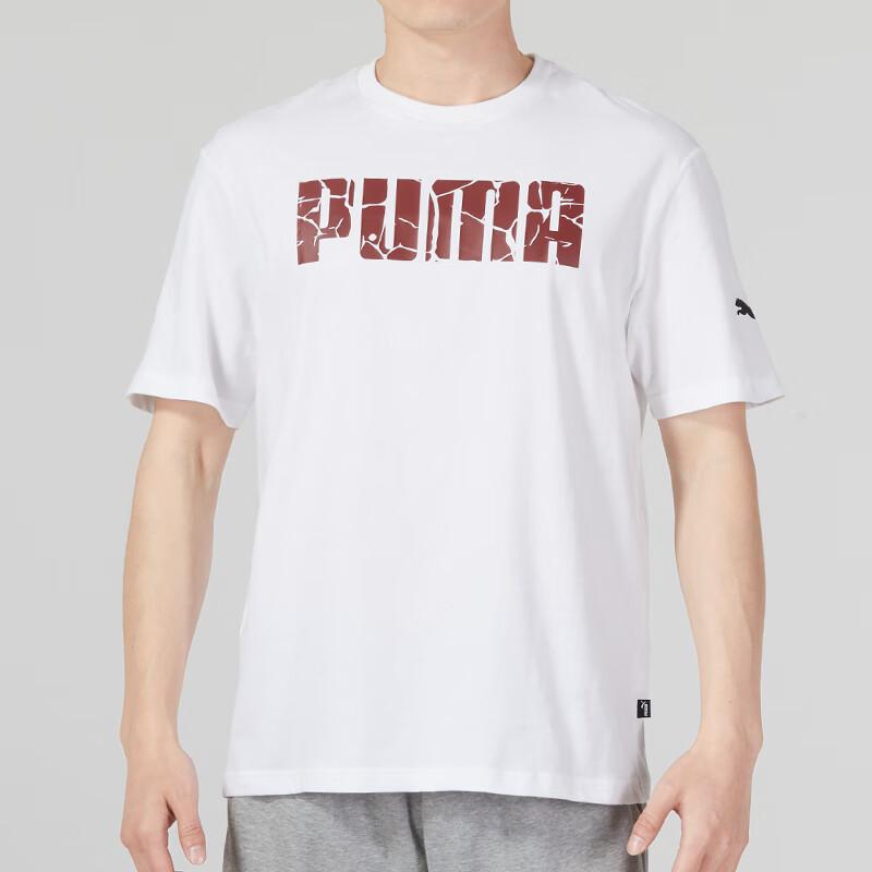New PUMA Retro T Shirts Men's White 679676-02