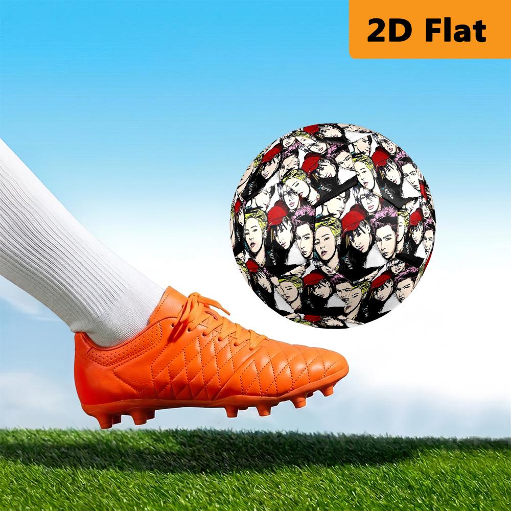 Vibrant Youth Expressions Soccer Ball Suitable for Both Training and Competition Very Elastic No. 5 Football Outdoor Sports Entertainment