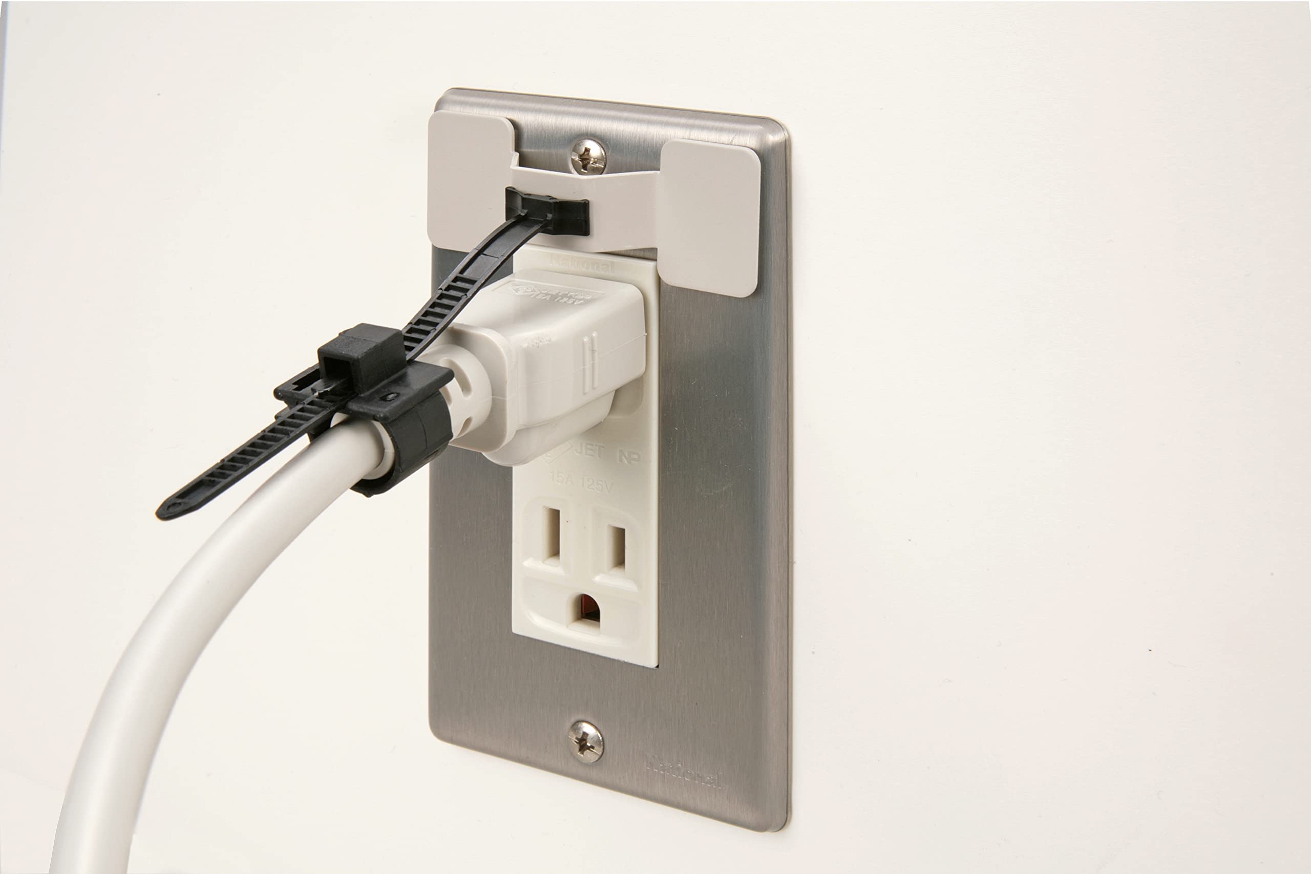 

TERADA TD-1311-00 OA Tap Keeper, Cord Pull-Out Prevention Device, Pack of 10