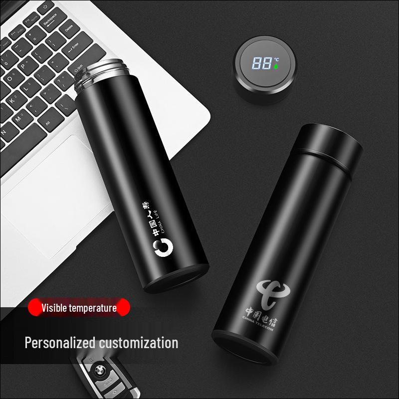 304 Stainless Steel Smart Insulated Cup with Temperature Display - Office Water Cup & Custom Logo Gift