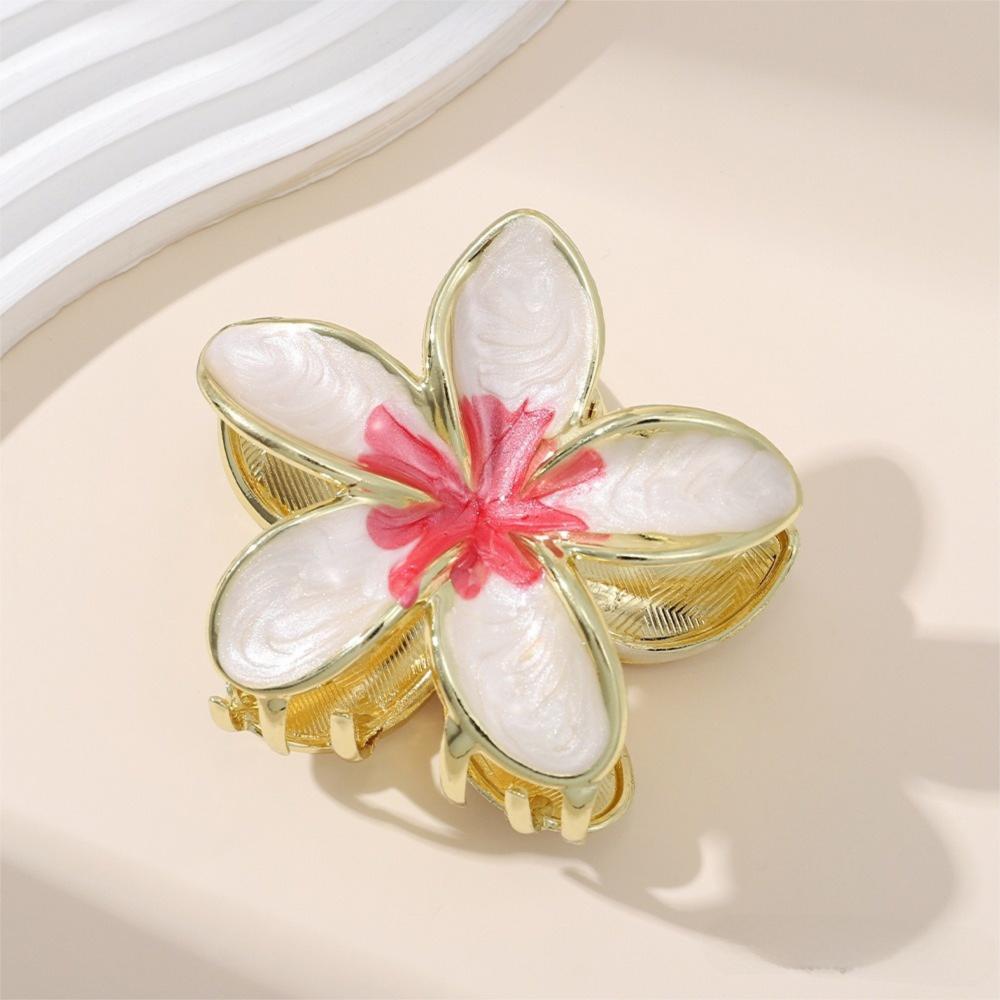1/3Pcs Hair Accessories Hawaiian Flower Clips Alloy Lily Flower Hair Claws  Hairstyles