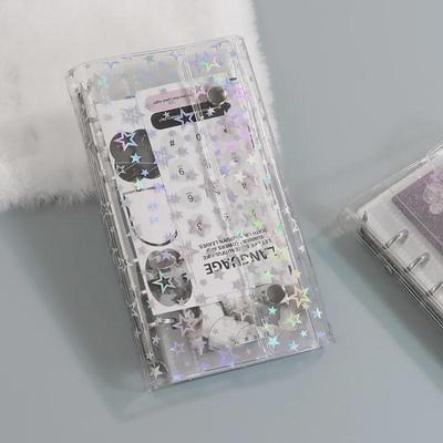 A6 Transparent 3-Inch Half Binder Album Cover – Simple and Fresh Design