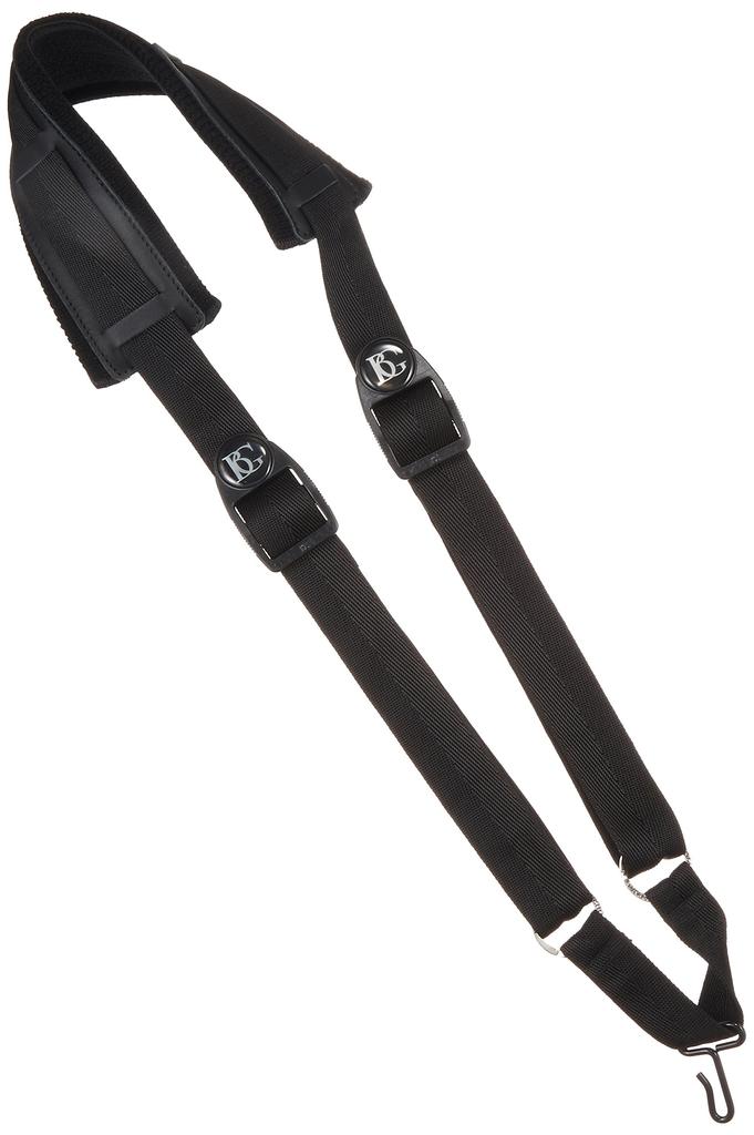 BG SHOULDER Strap for AltoTenorBariton Saxophones, Size XL, with Metal Hook, S03M