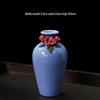 Handcrafted Ceramic Mini Vase for Fresh Flowers - Colorful Desktop Ornaments