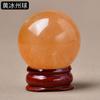 Natural pink crystal, tiger eye stone, aventurine, obsidian crystal ball, mini ball ornament, home decoration item