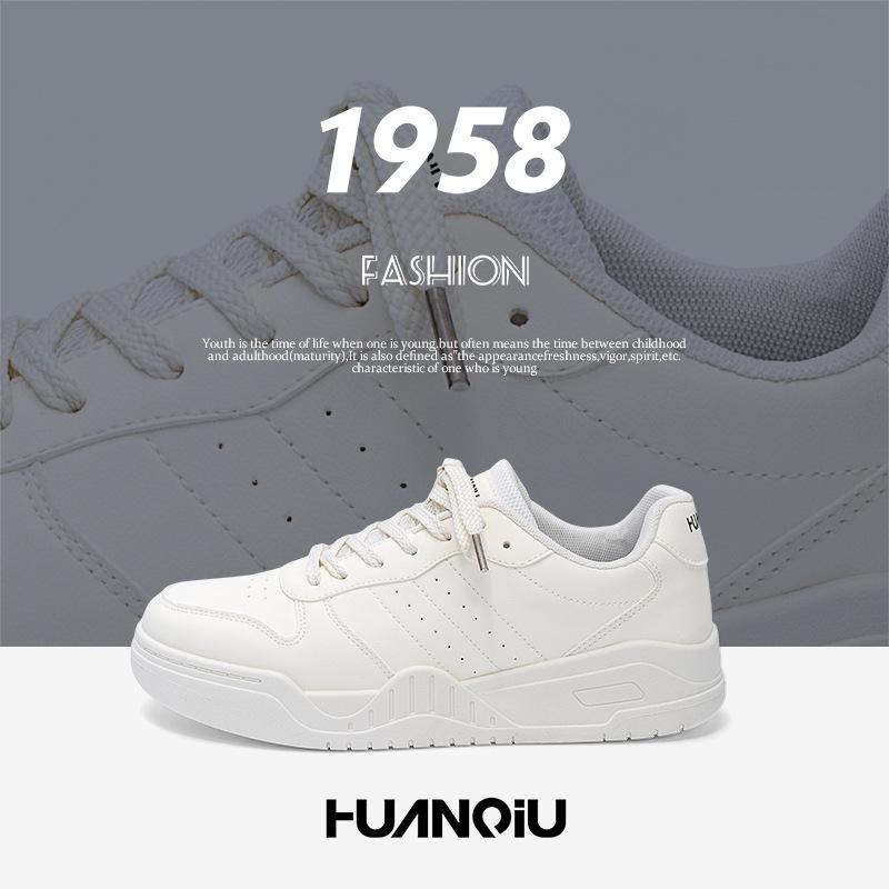 Global platform white shoes men's ZHQ5730 summer men's shoes trend versatile platform heightening sports and leisure shoes