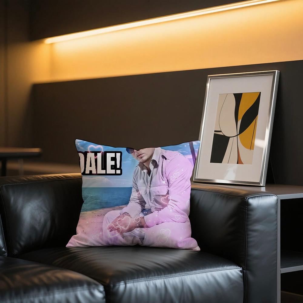 Singer M-Mr. 305 P-Pitbull Global Hippie Cushion Cover Comfortable and Soft Bedding Skin Friendly Leisure Sofa Car Pillowcase