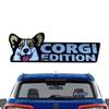 Autocollants pour Voiture Chien 3D Badge Chiens Emblèmes et Badges de Voiture Élégants Acrylique Drôle Insigne Automobile pour Voiture Autocollant Badge Pour Voiture Amoureux des Chiens