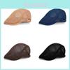Summer Breathable Mesh Beret Hat For Men Women Sun Protection Sunshade Fashion Accessory