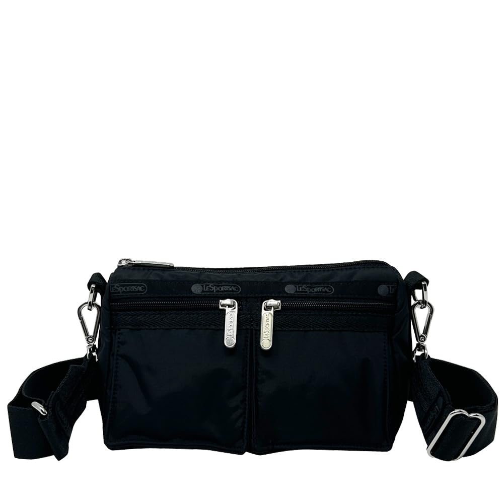 

Mini shoulder bag for DOUBLE POCKET BAG RECYCLED BLACK [LeSportsac] women, crossbody, E/W [Used]