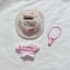 First And Second Generation Baby Clothes 17cm Doll Sitting Party Clothes Accessories Overalls